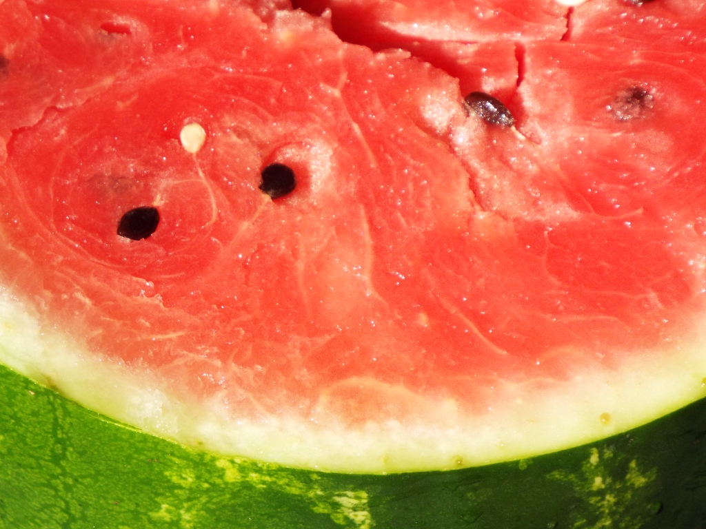 Fruit cut in half