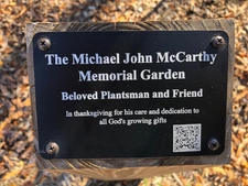 The Michael John McCarthy Memorial Garden