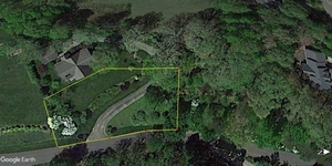 Google Earth image of an aerial view of the property