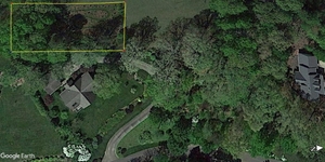 Google Earth image of an aerial view of the property