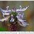 Purplish trumpet-shaped flowers